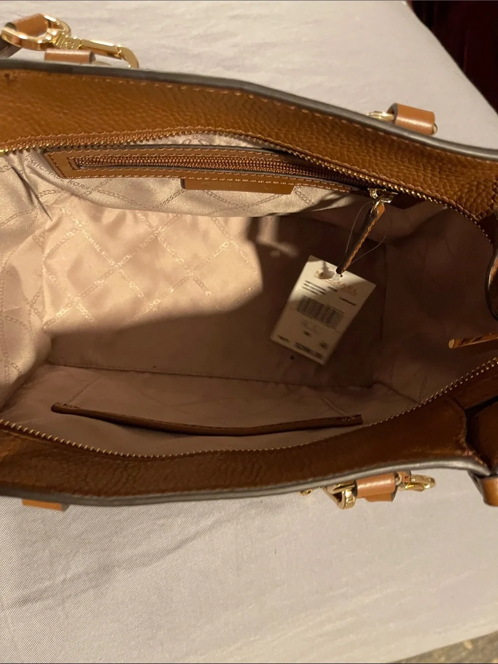 Michael Kors structured leather